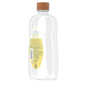 Johnson's Baby Oil, Mineral Oil Enriched with Shea & Cocoa Butter to Prevent Moisture Loss, Hypoallergenic, 20 fl. oz