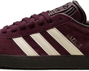 adidas Unisex Gazelle Shoes - Lifestyle, Athletic & Sneakers, Maroon / Chalk White / Gum, 7.5