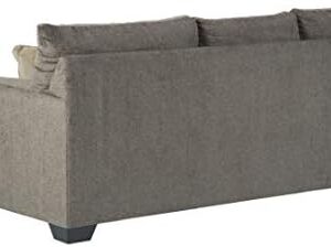 Signature Design by Ashley Dorsten Contemporary L-Shaped Reversible Sofa Chaise Chofa， Gray