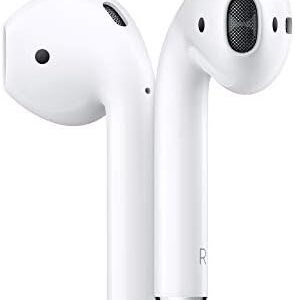 Apple AirPods (2nd Generation) Wireless Earbuds with Lightning Charging Case Included. Over 24 Hours of Battery Life, Effortless Setup. Bluetooth Headphones for iPhone