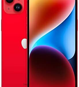 Apple iPhone 14 Plus, 128GB, (PRODUCT) Red - Unlocked (Renewed)