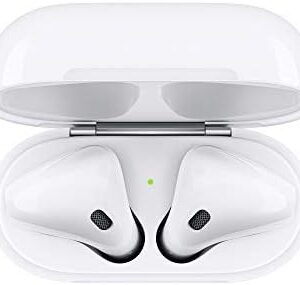 Apple AirPods (2nd Generation) Wireless Earbuds with Lightning Charging Case Included. Over 24 Hours of Battery Life, Effortless Setup. Bluetooth Headphones for iPhone