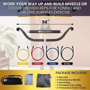 Ballista Bow: Workout Bow - Portable Home Gym Resistance Bands Fitness Equipment