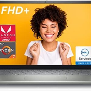 Dell 2023 Newest Inspiron 14 5425 Laptop, 14 FHD Display, AMD Ryzen 7 5825U, 32GB RAM, 1TB SSD, AMD Radeon Graphics, Wi-Fi 6, Bluetooth, Pebble Green, Window 11 Pro, Bundle with JAWFOAL