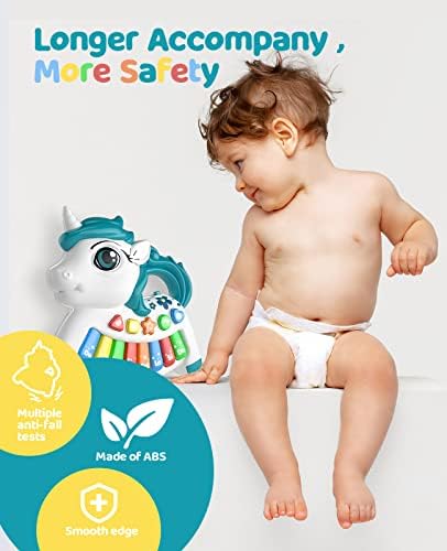 childenjoy Baby Toy, Unicorn Toy with Music and Flashing Lights Aminal Language for 6-12months - Image 5