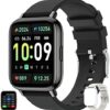 Smart Watch for Men Women Fitness: (Make/Answer Call) Bluetooth Smartwatch for Android Phone iPhone Waterproof Run Sport Digital Watches Blood Pressure Heart Rate Monitor Step Counter Sleep Tracker