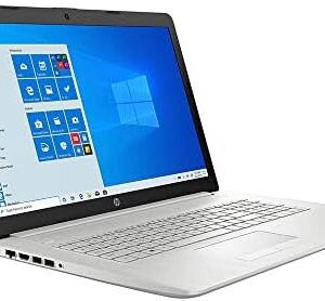 HP 17.3ft HD+ Laptop, Intel Core i5-1135G7 Processor(> i7-1065G7), 16GB RAM, 512GB PCIe SSD, Backlit Keyboard, Iris Xe Graphics, HD Audio, Webcam, Win 10, Silver, 32GB USB Card, HP, Natural Silver
