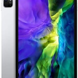 2020 Apple iPad Pro 2nd Gen (11 inch, Wi-Fi, 128GB) Silver (Renewed)