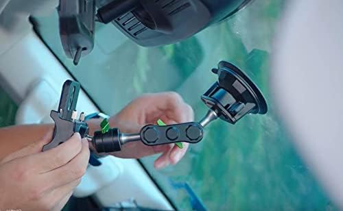 Universal Ball Head Arm for Phone 2023 New 360° Rotating Car Phone Holder Mount Ballhead Magic Arm Suction Cup Phone Holder for Car Dashboard Windshield Vehicle Sunroof - Image 5