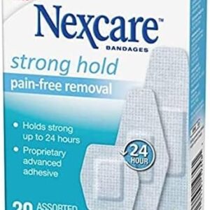 Nexcare Sensitive Skin Bandages， Assorted Sizes， 20 Count Per Box (10 Pack)