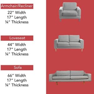 LAMINET Deluxe Extra Thick Sagging Furniture Cushion Support Insert| Seat Saver| New and Improved| Extend The Life of Your Sofa| 60% Thicker - Sofa - 17 L x 66 W