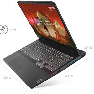 Lenovo IdeaPad Gaming 3 - 2022 - Everyday Gaming Laptop - NVIDIA GeForce RTX 3050 Graphics - 15.6 FHD Display - 120 Hz - AMD Ryzen 5 6600H - 8GB DDR5 - 258GB SSD - Win 11 - Free 3-month Xbox GamePass