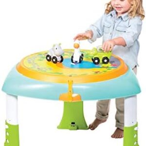 Infantino 2-in-1 Sit， Spin & Stand Entertainer - 360 Seat and Activity Table with Simple Store-Away Design， Multi-Colored， 1-Count