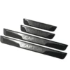 Auto scuff plate door sill plate threshhold for Renault captur 2016-2018 2019 car accessories 4pcs/set.