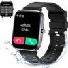 Smart Watch Full Touch Smart Watches for Android iOS Phones Compatible (Answer/ Make Call) Smart Fitness Tracker Watch for Women Man IP67 Waterproof Smartwatch with Sleep/Heart Rate/Blood Oxygen/Step