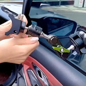 Universal Ball Head Arm for Phone 2023 New 360° Rotating Car Phone Holder Mount Ballhead Magic Arm Suction Cup Phone Holder for Car Dashboard Windshield Vehicle Sunroof