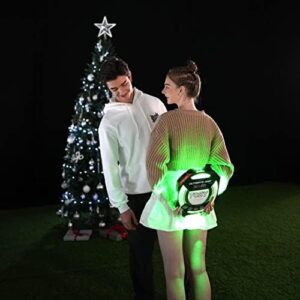 TOSY 36 and 360 LEDs Flying Disc - Extremely Bright， Smart Modes， Auto Light Up， Rechargeable， Perfect Birthday & Camping Gift for Men/Boys/Teens/Kids， Standard 175g frisbees