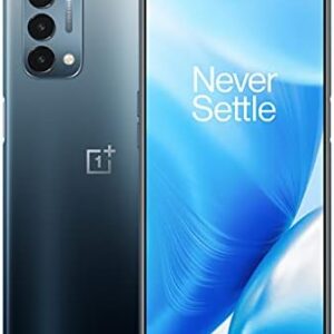 OnePlus Nord N200 | 5G Unlocked Android Smartphone U.S Version | 6.49 Full HD+LCD Screen | 90Hz Smooth Display | Large 5000mAh Battery | Fast Charging | 64GB Storage | Triple Camera，Blue Quantum