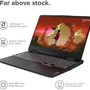 Lenovo IdeaPad Gaming 3 - 2022 - Everyday Gaming Laptop - NVIDIA GeForce RTX 3050 Graphics - 15.6 FHD Display - 120 Hz - AMD Ryzen 5 6600H - 8GB DDR5 - 258GB SSD - Win 11 - Free 3-month Xbox GamePass