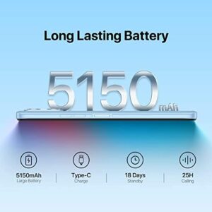 UMIDIGI C1 Cell Phone Unlocked，Android 12 GO 5150mAh Battery with 6.52 Full Screen T-Mobile Smartphone 2GB RAM+32GB ROM 256GB Expandable 13MP Camera Mobile Phone