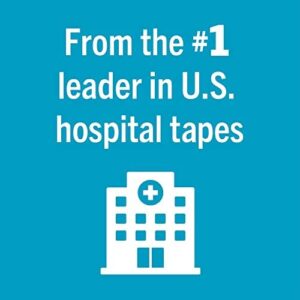 Nexcare Absolute Waterproof Wide Tape， 1.5’ X 5 yd. Per Roll (5 Rolls)