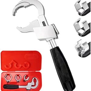 Universal Adjustable Double-ended Wrench， Multifunctional Bathroom Wrench， Crescent Wrench for Disassembly & Assembly Sets， Hand Tool for Water Pipe Repair & Home Accessories