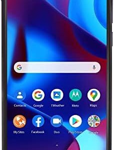 Tracfone Motorola moto g Pure (2021)， 32GB， Blue - Prepaid Smartphone (Locked)