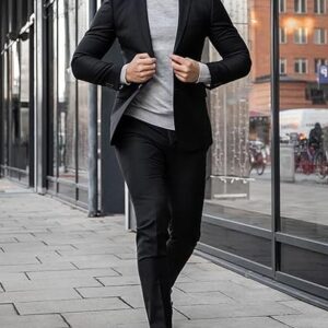 COOFANDY Mens Sport Coat Casual Blazer One Button Business Suit Jacket