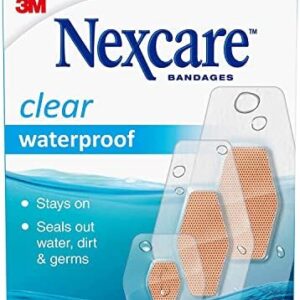 Nexcare Waterproof Bandages Assorted Sizes - 100 ct， Pack of 6