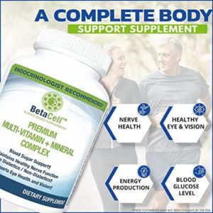 Premium Daily Multivitamin and Mineral Complex Capsules， Comprises Vitamin A， B， C， D， E， K， & Zinc supplements， Healthy Blood Sugar， Vision ， Immune Support， Multivitamin for Men and Women - 90 C