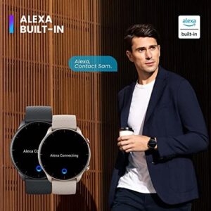 [2022 New Version] Amazfit GTR 2 Smart Watch for Men， Alexa Built-in， with Bluetooth Call & Text， GPS Fitness Tracker， 90 Sports Modes， Blood Oxygen Heart Rate Tracker， for Android iPhone， Black