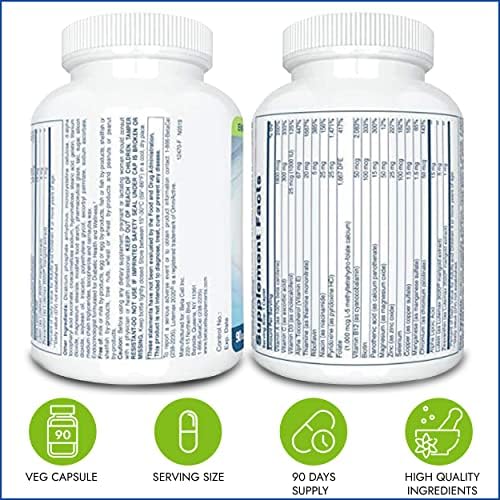 Premium Daily Multivitamin and Mineral Complex Capsules, Comprises Vitamin A, B, C, D, E, K, & Zinc supplements, Healthy Blood Sugar, Vision , Immune Support, Multivitamin for Men and Women - 90 C - Image 2