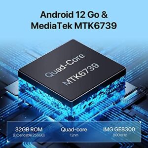 UMIDIGI C1 Cell Phone Unlocked，Android 12 GO 5150mAh Battery with 6.52 Full Screen T-Mobile Smartphone 2GB RAM+32GB ROM 256GB Expandable 13MP Camera Mobile Phone