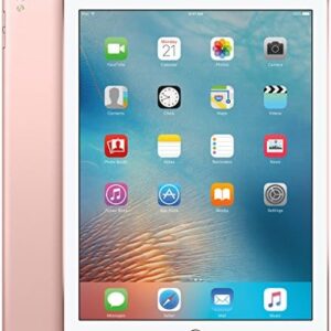 Apple iPad Pro Tablet (128GB, Wi-Fi, 9.7in) Rose (Renewed)