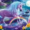 Ravensburger Glitter Unicorn 100 Piece Jigsaw Puzzle for Kids - 12980 - Every Piece is Unique， Pieces Fit Together Perfectly