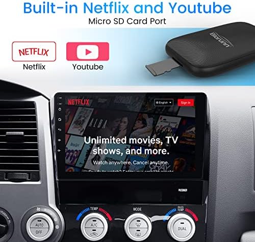 Biorunn Wireless CarPlay AI Box Lite Adapter Android Auto for Factory Wired CarPlay Cars, Android Car Smart Multimedia Box Built-in Netflix and YouTube, Online Video Player Plug and Play - Image 3