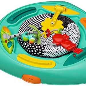 Infantino 2-in-1 Sit， Spin & Stand Entertainer - 360 Seat and Activity Table with Simple Store-Away Design， Multi-Colored， 1-Count