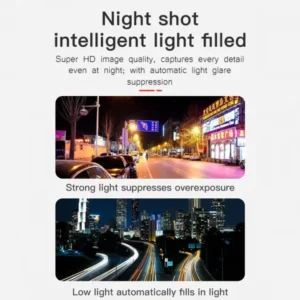 Mojo Car Cam 3 Pro 4K Car Camera HD Rear Car Dash Cam with Motion Detection 24 Hour Parking Monitor Mobile APP Video Playback