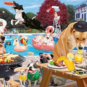Ravensburger Dog Days of Summer 1000 Piece Jigsaw Puzzle for Adults - 16810 - Every Piece is Unique, Softclick Technology Means Pieces Fit Together Perfectly