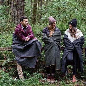 Arcturus Military Wool Blanket - 4.5 lbs, Warm, Thick, Washable, Large 64 x 88 - Great for Camping, Outdoors, Sporting Events, and Survival Kits