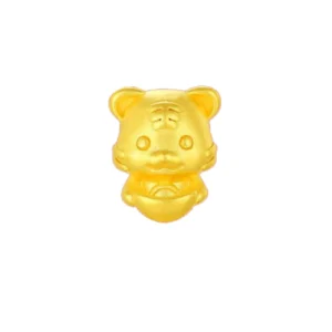 TAKA Jewellery 999 Pure Gold Mini 5 Blessing Tiger Pendant