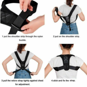 Adjustable Posture Corrector Back Shoulder Lumbar Belt Spine Support Men Women
