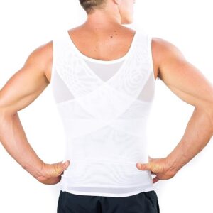 Esteem Apparel Original Men's Chest Compression Shirt to Hide Gynecomastia Moobs Shapewear
