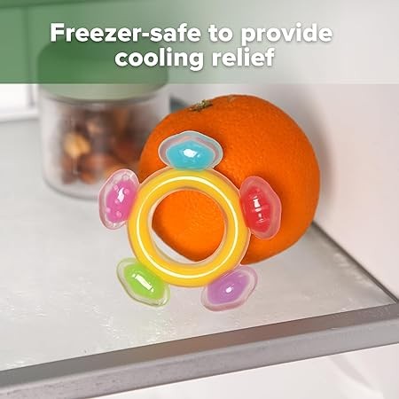 Haakaa Silicone Ferris Wheel Teether - Freezer Teething Toy for Babies 3-6 Months - Safe Soothing Cold Relief - BPA Free Silicone -1 Pack - Image 2