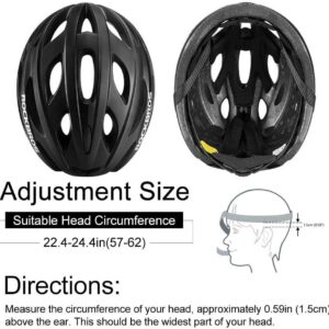 ROCKBROS Cycling Helmets with Removable Goggles & Sun Visor Sports Bike Helmets