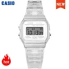 Casio Men Women Watches Casual Transparent LED Digital Sport Watch Lover's Gift Clock Waterproof Children skiing watch F-91W