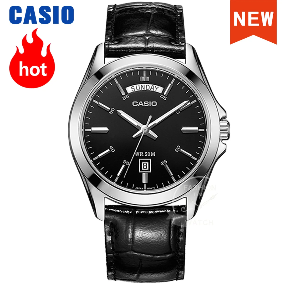 Casio Watch Watch Men's Top Brand Luxury Set Quartz 50m Waterproof Leisure Business Watch renogio mascu