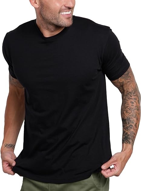 INTO THE AM Mens T Shirt - Short Sleeve Crew Neck Soft Fitted Tees S - 4XL Fresh Classic Tshirts - Image 2
