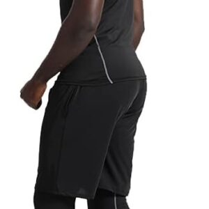 BUYJYA 5Pcs Men's Compression Pants Shirt Top Long Sleeve Jacket Athletic Sets Gym Clothing Mens Workout Valentine's Day gift