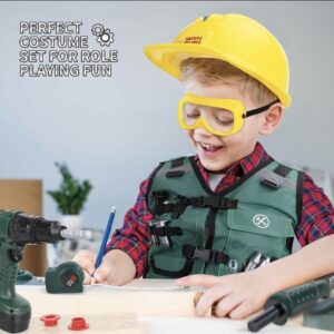 STEAM Life Kids Toddler Tool Set for Boys with Electric Toy Drill, Toy Tool Set